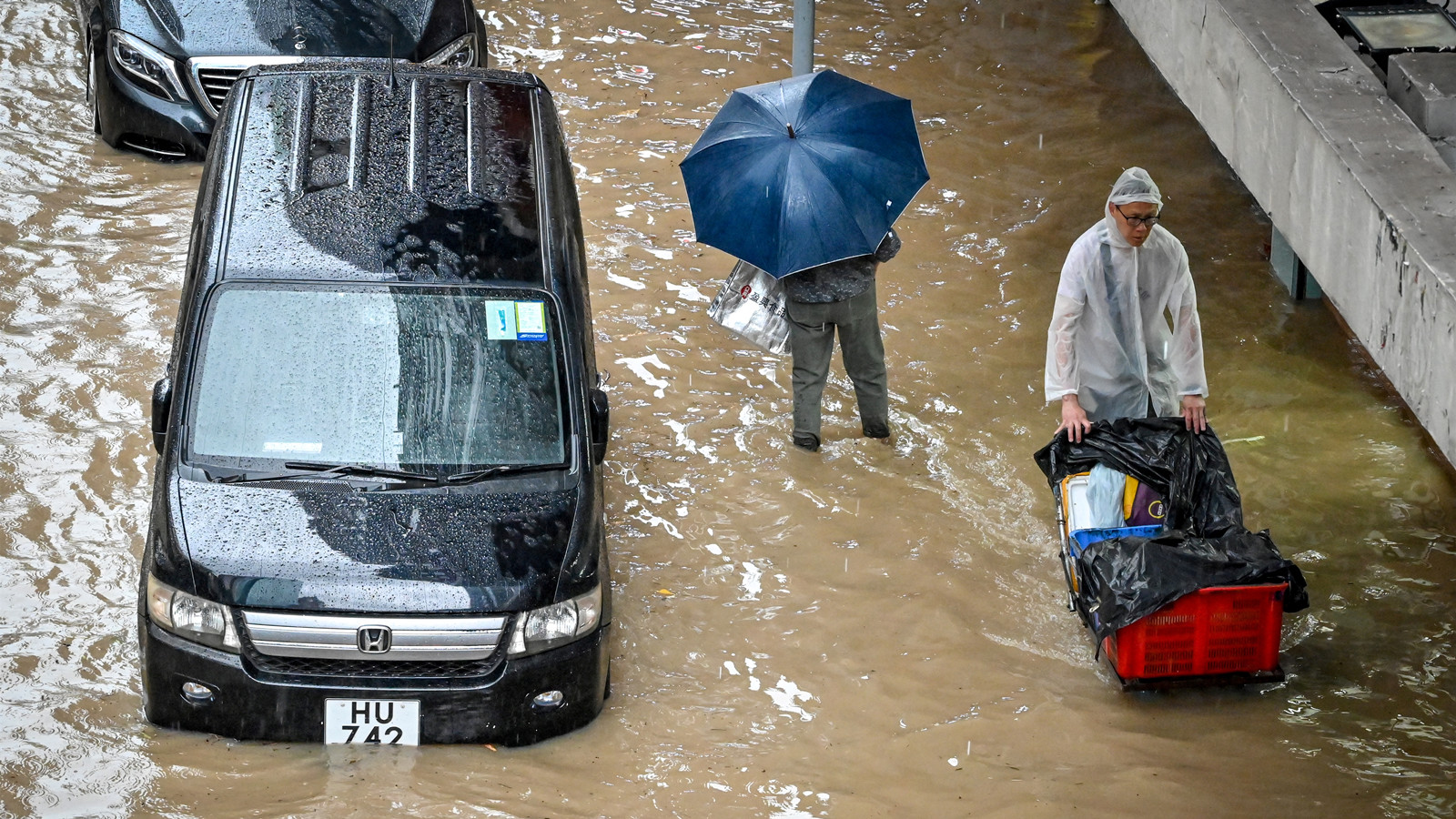 香港500年一遇的大雨：香港水浸深度分析
